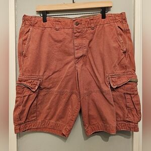 Abercrombie & Fitch Vintage Men's Cargo Shorts - Rust